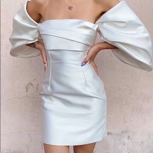 Solace London Elina Dress White Dress